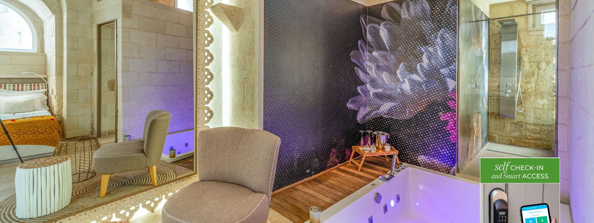 Corte Dei Granai Raro Rooms Collection - Maiorca Deluxe Room with Bath Tub - Borgo Bianco