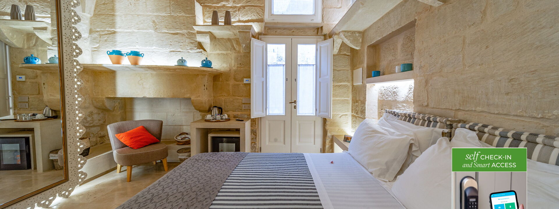 Corte Dei Granai Raro Rooms Collection - Timilia - Romantic Room - Borgo Bianco
