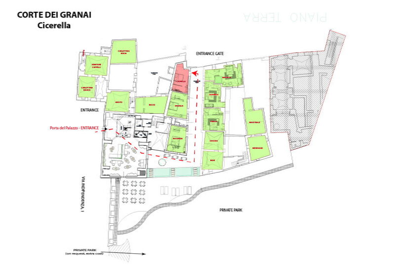 Corte Dei Granai Raro Rooms Collection - Cicerella - Romantic Room - Borgo Bianco